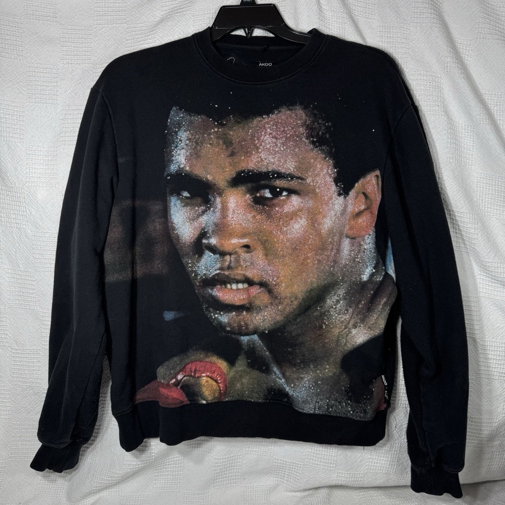 Akoo X Ali Float And Sting Muhammad Sweatshirt‎ Butterfly Bee Embroidery Large